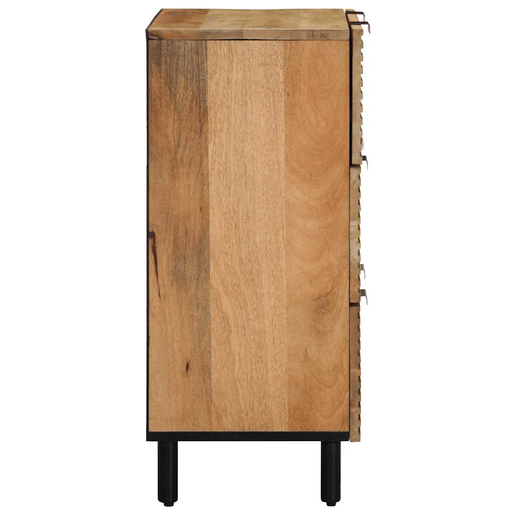 Sideboard 60x33x75 cm Solid Wood Mango Brown Mango wood