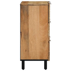 Sideboard 60x33x75 cm Solid Wood Mango Brown Mango wood