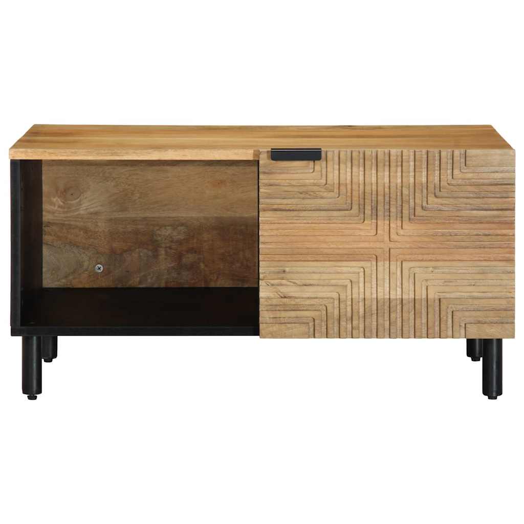 vidaXL Coffee Table Brown 80x50x40 cm Solid Wood Mango 2