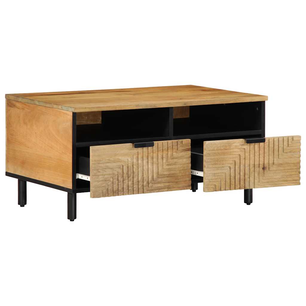 Coffee Table Brown 80 x 54 x 40 cm Solid mango wood