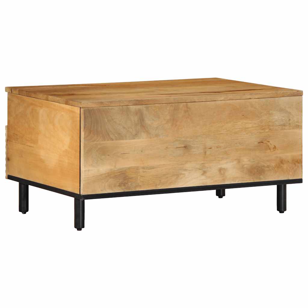 Coffee Table Brown 80 x 54 x 40 cm Solid mango wood