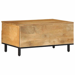 Coffee Table Brown 80 x 54 x 40 cm Solid mango wood