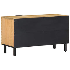 vidaXL TV Cabinet Brown 80x31.5x46 cm Solid Wood Mango 5