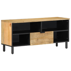 vidaXL TV Cabinet Brown 100x33x46 cm Solid Wood Mango 1