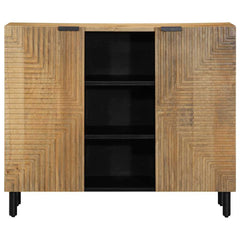 Sideboard Brown 90x33x75 cm Solid Wood Mango Solid mango wood