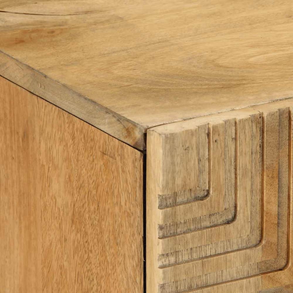 Sideboard Brown 90x33x75 cm Solid Wood Mango Solid mango wood