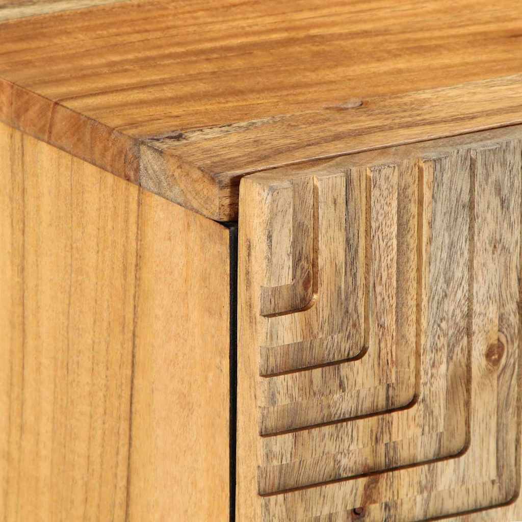 TV Cabinet Solid Acacia Wood Solid Acacia Wood, image 6