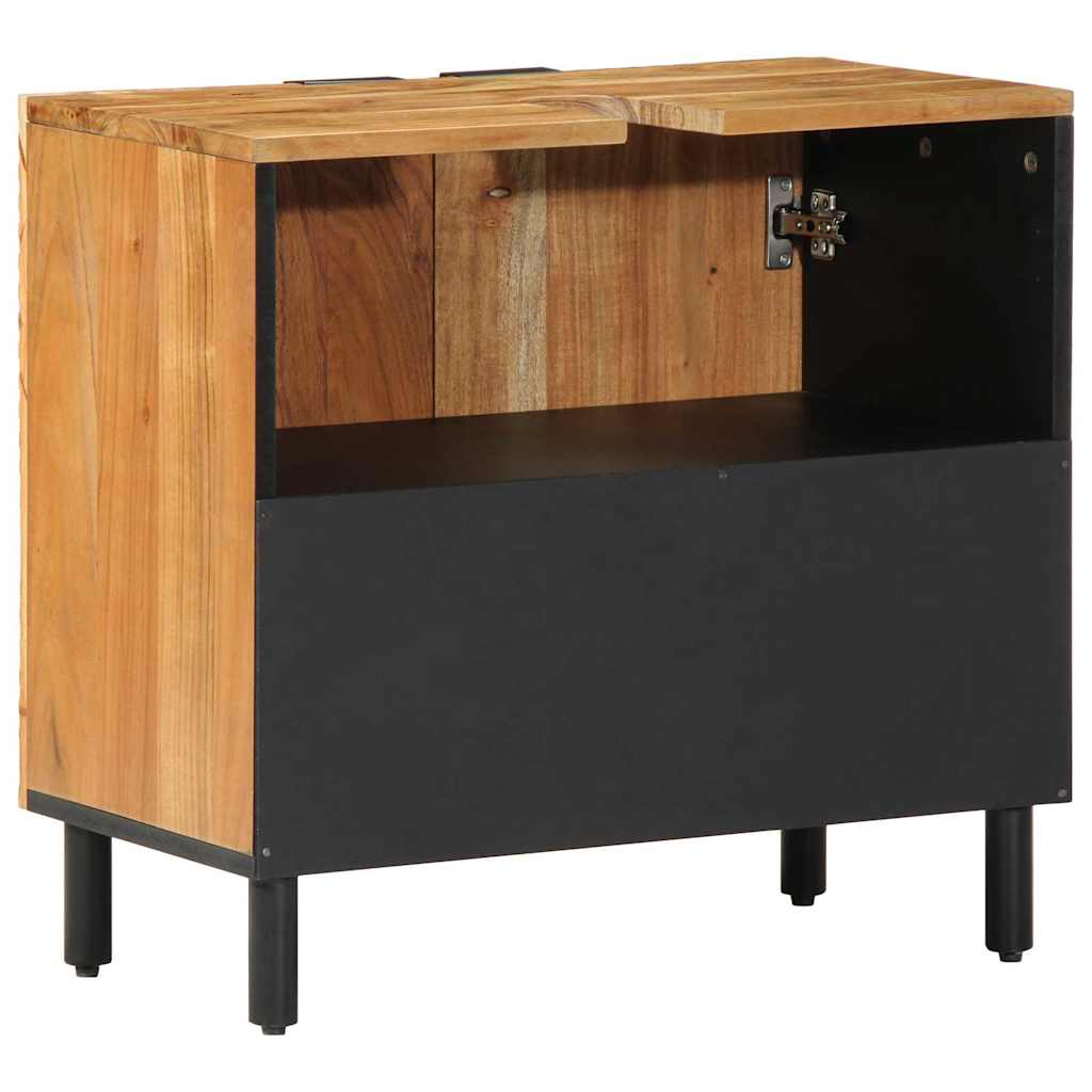 Bathroom Sink Cabinet Brown 62x33x58 cm Solid Wood Mango Solid acacia wood