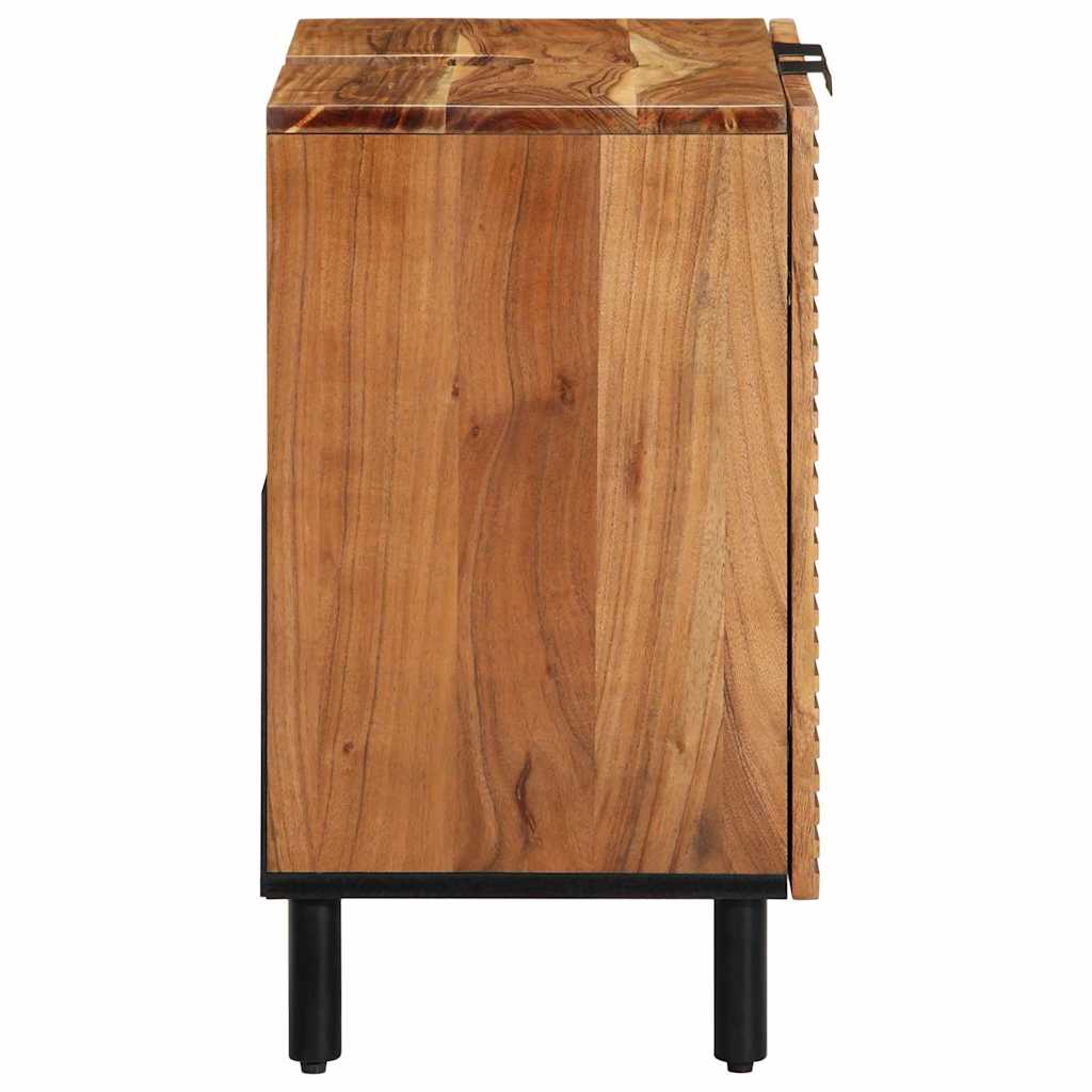 Bathroom Sink Cabinet Brown 62x33x58 cm Solid Wood Mango Solid acacia wood