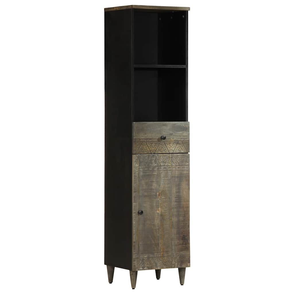 vidaXL Bathroom Cabinet 38x33x160 cm Solid Wood Mango 1