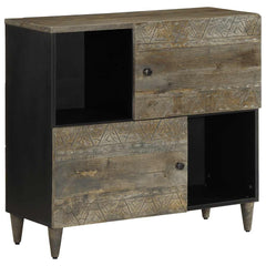 vidaXL Sideboard 80x33x75 cm Solid Wood Mango 1