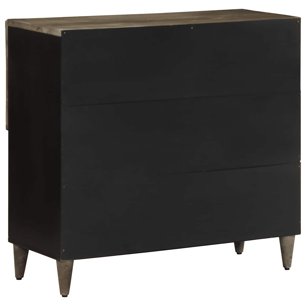 vidaXL Sideboard 80x33x75 cm Solid Wood Mango 5