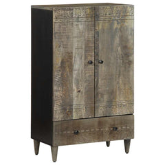 vidaXL Highboard 60x33x100 cm Solid Wood Mango 1