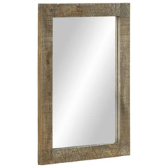 vidaXL Bathroom Mirror 50x2.5x70 cm Solid Wood Mango 1
