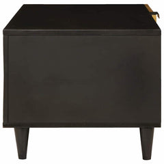 vidaXL Coffee Table Black and Gold 80 x 50 x 40 cm Engineered Wood 4