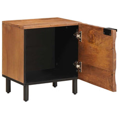 vidaXL Bedside Cabinet Brown 40 x 33 x 46 cm Solid Mango Wood 2