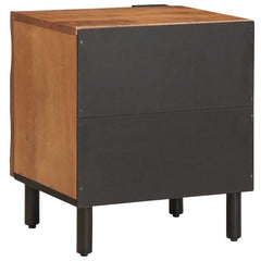 vidaXL Bedside Cabinet Brown 40 x 33 x 46 cm Solid Mango Wood 5