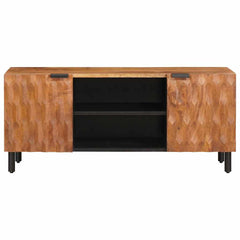 vidaXL TV Cabinet with Shelf Acacia Brown Finish 105 x 33 x 46 cm 3