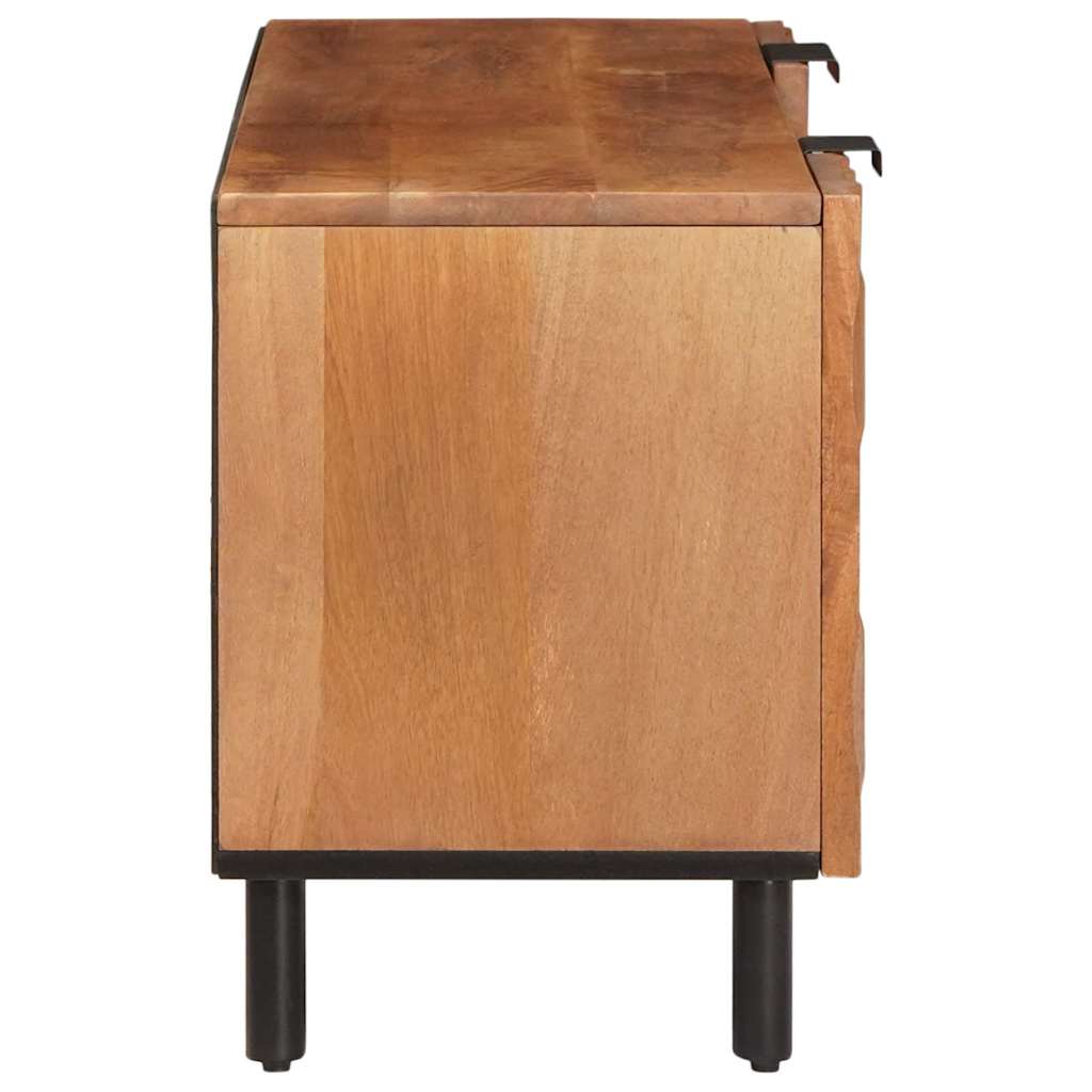 vidaXL TV Cabinet with Shelf Acacia Brown Finish 105 x 33 x 46 cm 4