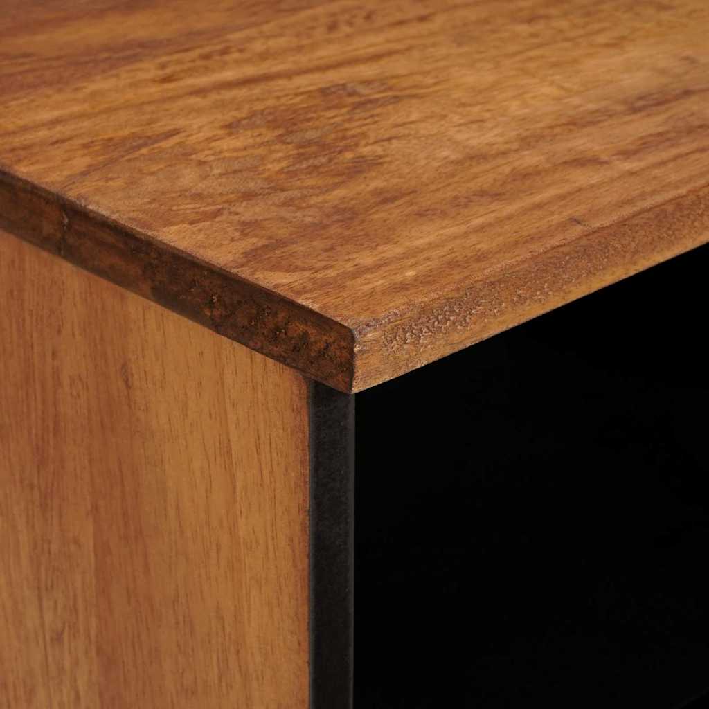 vidaXL TV Cabinet Acacia Brown Finish 70 x 33 x 46 cm Solid Mango Wood 6