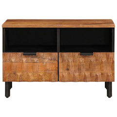 vidaXL TV Cabinet Acacia Brown Finish 70 x 33 x 46 cm Solid Mango Wood 3