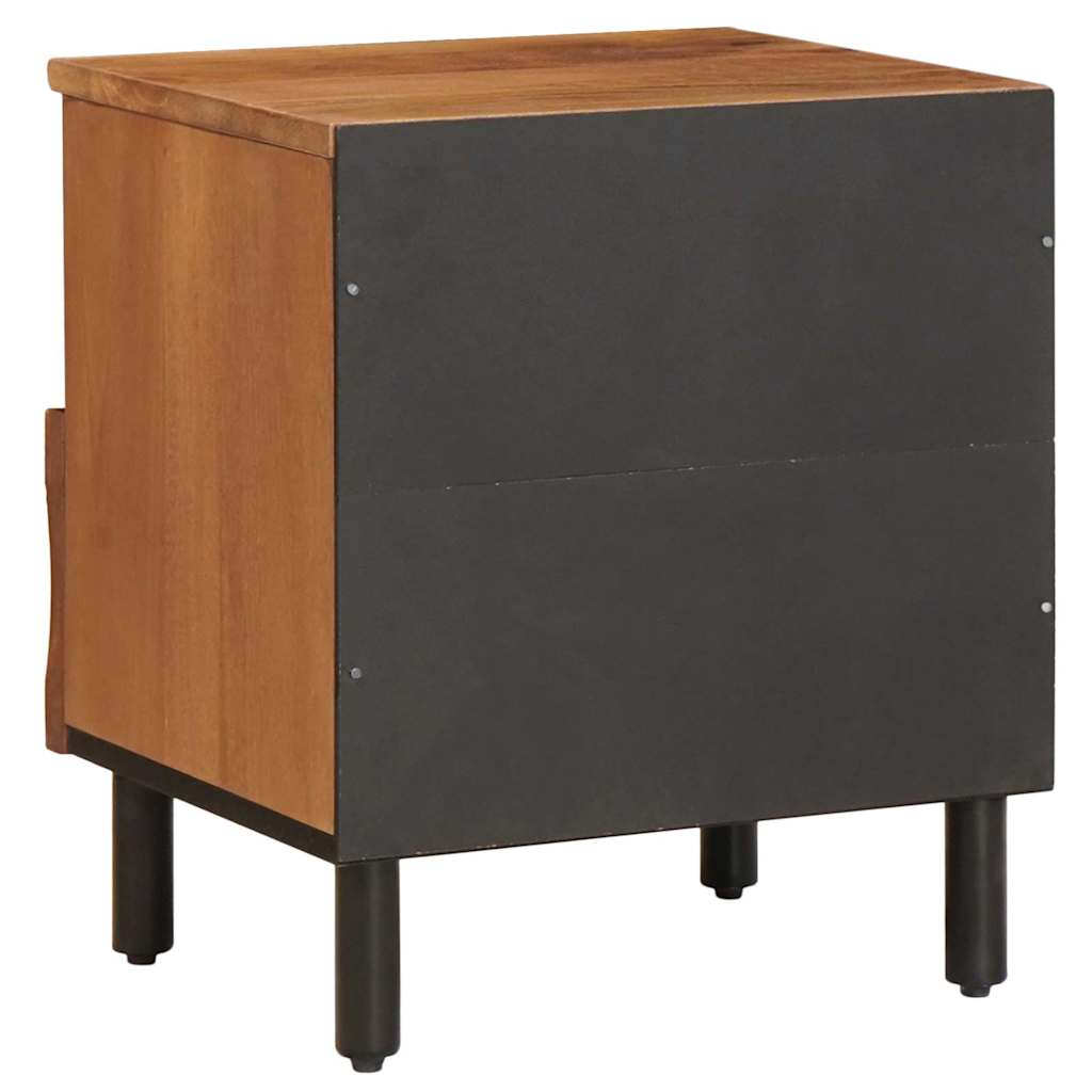 vidaXL Bedside Cabinet Brown 40 x 33 x 46 cm Solid Mango Wood 5