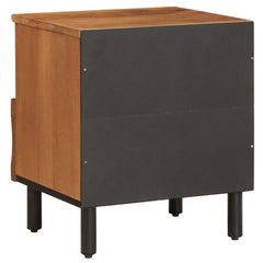 vidaXL Bedside Cabinet Brown 40 x 33 x 46 cm Solid Mango Wood 5