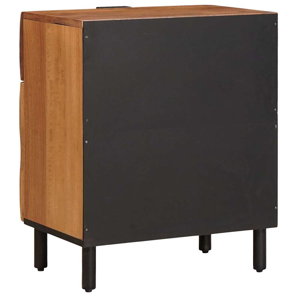 vidaXL Bedside Cabinet Brown 50 x 33 x 60 cm Solid Mango Wood 5