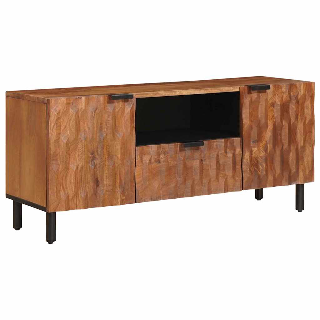 vidaXL TV Cabinet with Drawer Acacia Brown Finish 105 x 33 x 46 cm 1