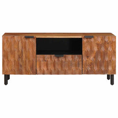 vidaXL TV Cabinet with Drawer Acacia Brown Finish 105 x 33 x 46 cm 3
