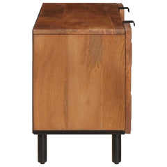 vidaXL TV Cabinet with Drawer Acacia Brown Finish 105 x 33 x 46 cm 4