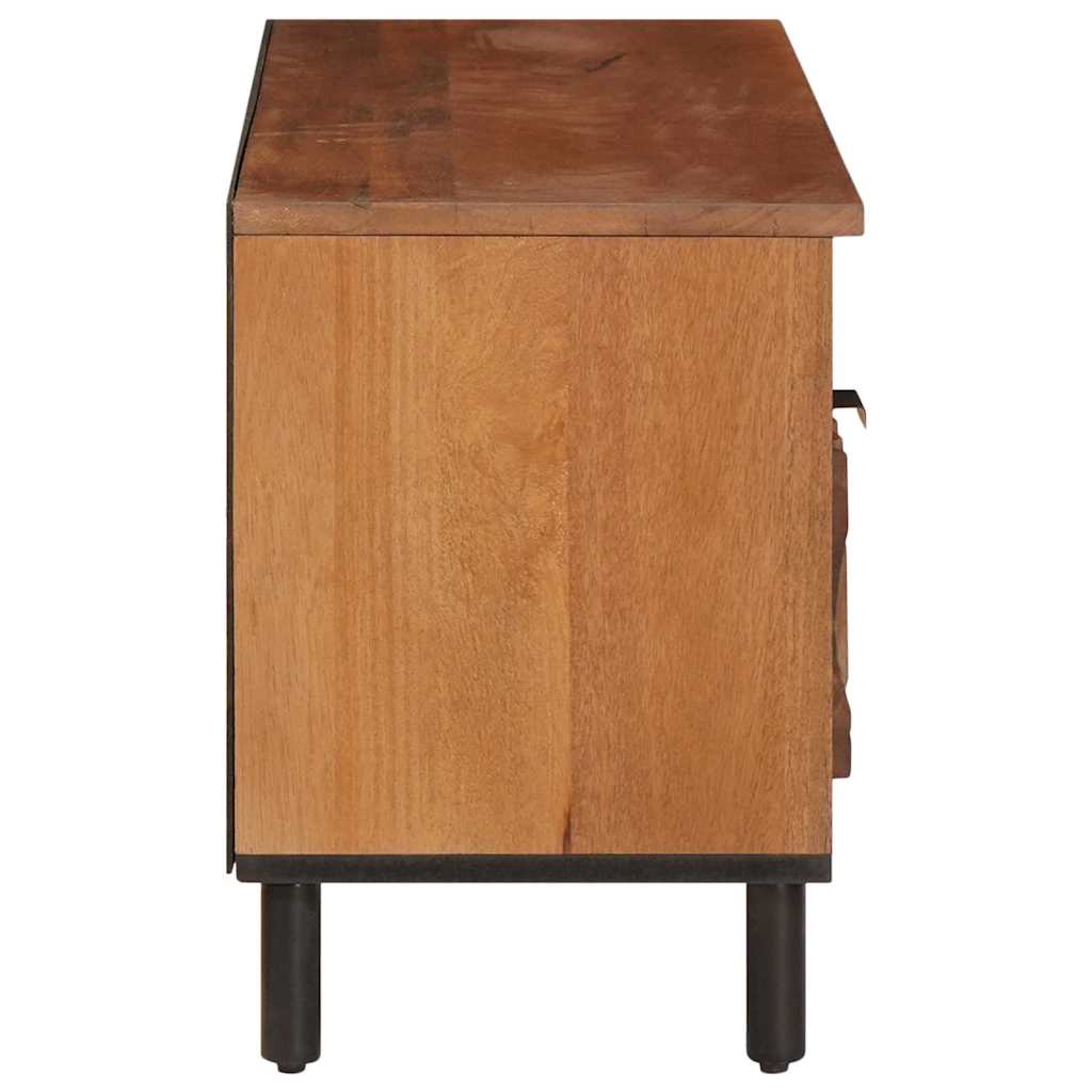 vidaXL TV Cabinet with Drawer Acacia Brown Finish 100 x 33 x 46 cm 4