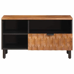 vidaXL TV Cabinet Acacia Brown Finish 80 x 33 x 46 cm Solid Mango Wood 3