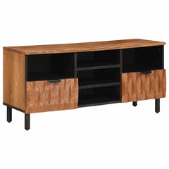 vidaXL TV Cabinet with Drawer Acacia Brown Finish 100 x 33 x 46 cm 1