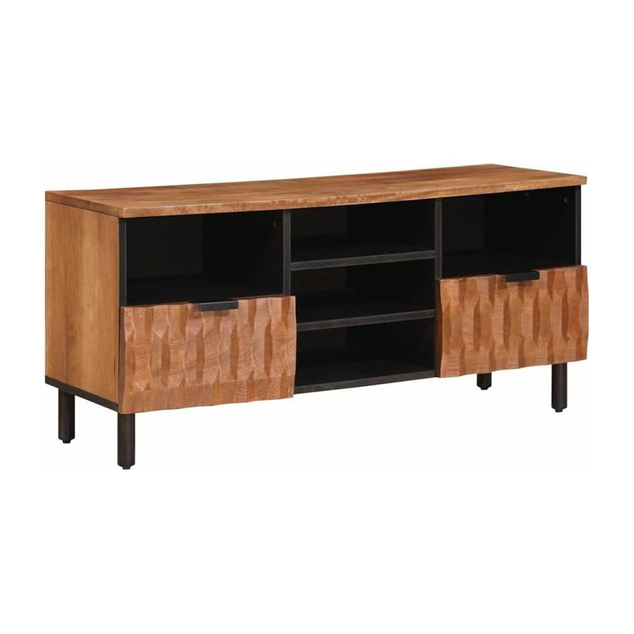 TV Cabinet with Drawer Acacia Brown Finish