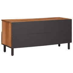 vidaXL TV Cabinet with Drawer Acacia Brown Finish 100 x 33 x 46 cm 5