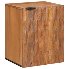 vidaXL Bathroom Hanging Cabinet Brown 38 x 33 x 48 cm Solid Mango Wood 1