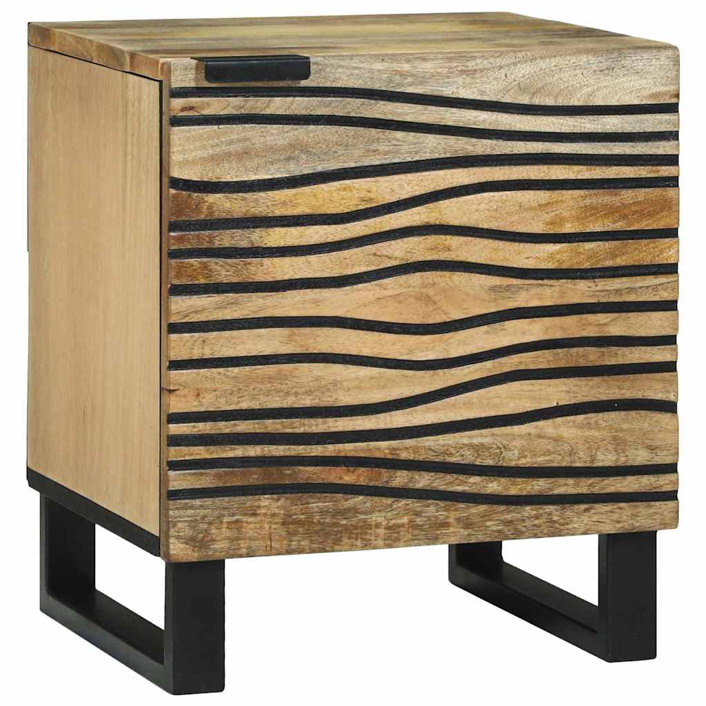 vidaXL Bedside Cabinet Natural 40 x 33 x 46 cm Engineered Wood 1