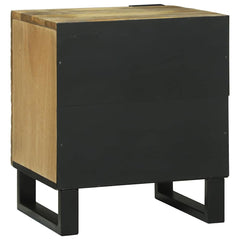 vidaXL Bedside Cabinet Natural 40 x 33 x 46 cm Engineered Wood 5