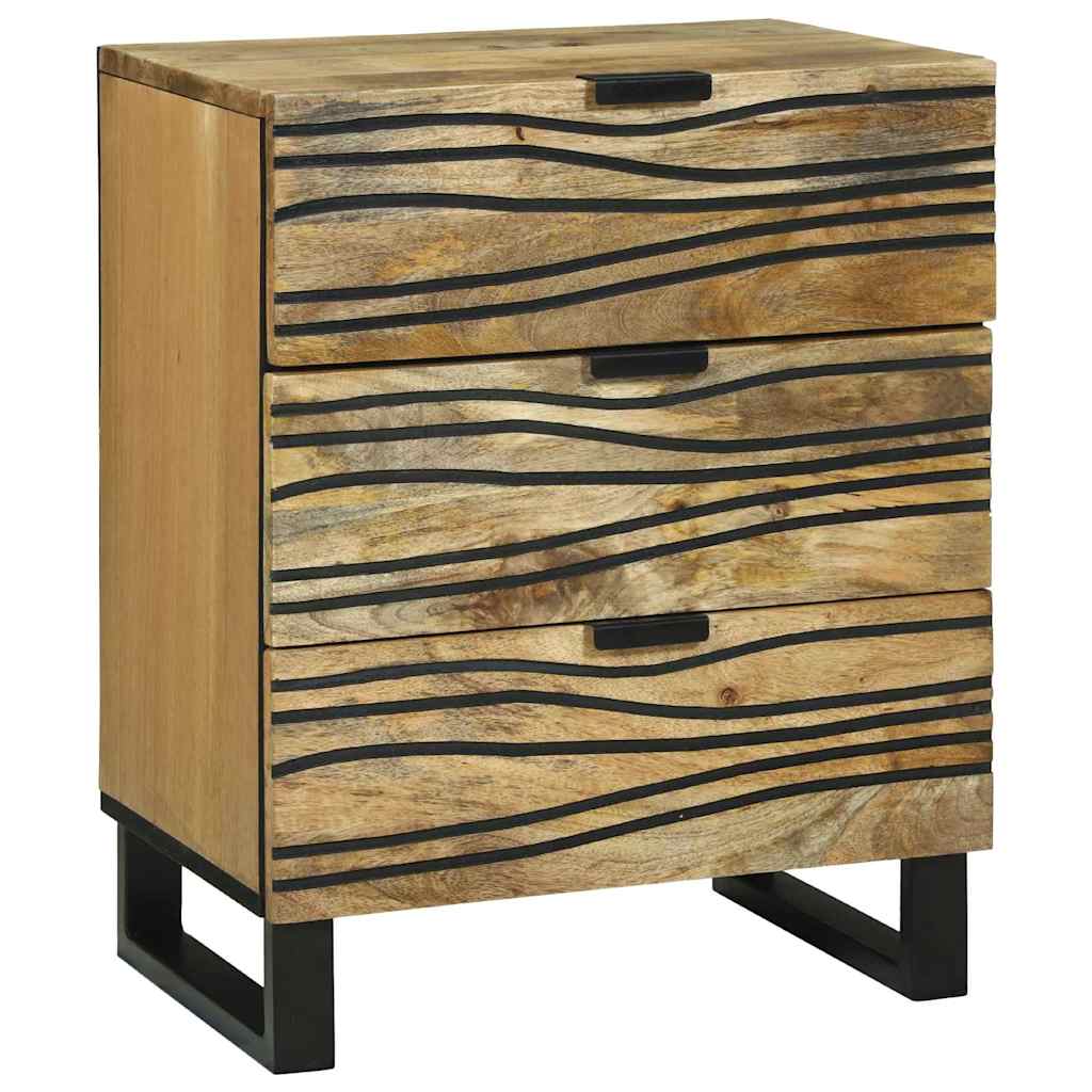 Bedside Cabinet 50 x 33 x 62 cm Engineered Wood Natural