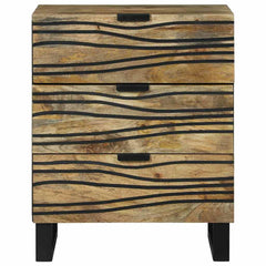 Bedside Cabinet 50 x 33 x 62 cm Engineered Wood Natural