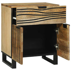 vidaXL Bedside Cabinet Natural 50 x 33 x 60 cm Engineered Wood 2