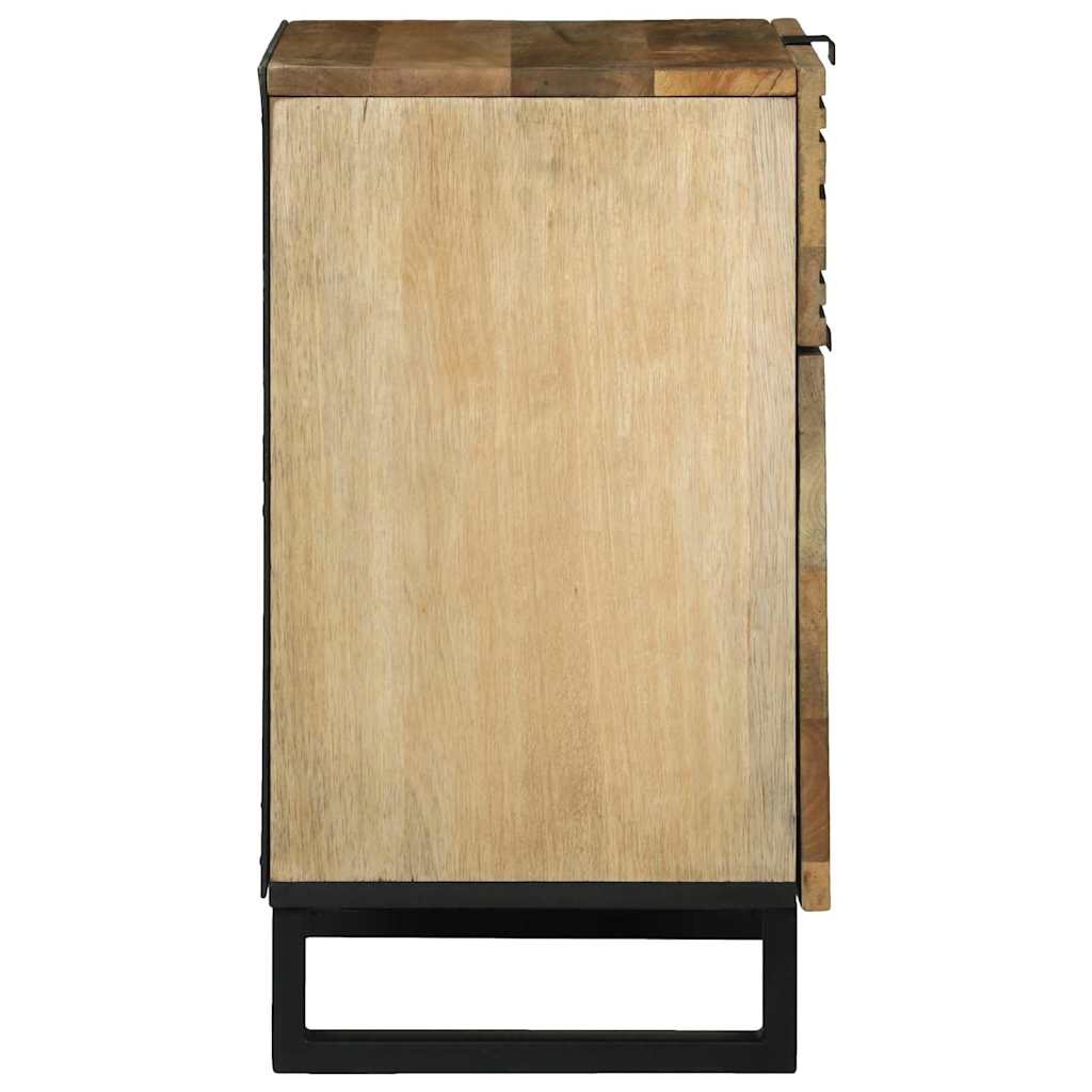 vidaXL Bedside Cabinet Natural 50 x 33 x 60 cm Engineered Wood 4