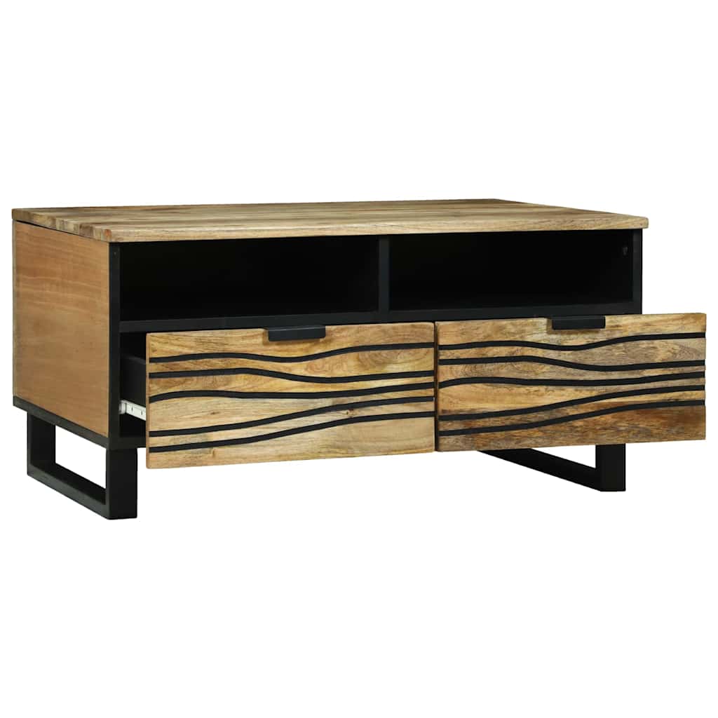Coffee Table 80 x 54 x 40 cm Engineered Wood Natural