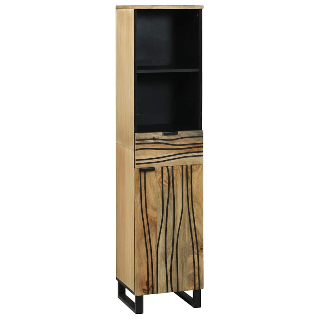 Bathroom Cabinet 38 x 33 x 160 cm Engineered Wood Natural