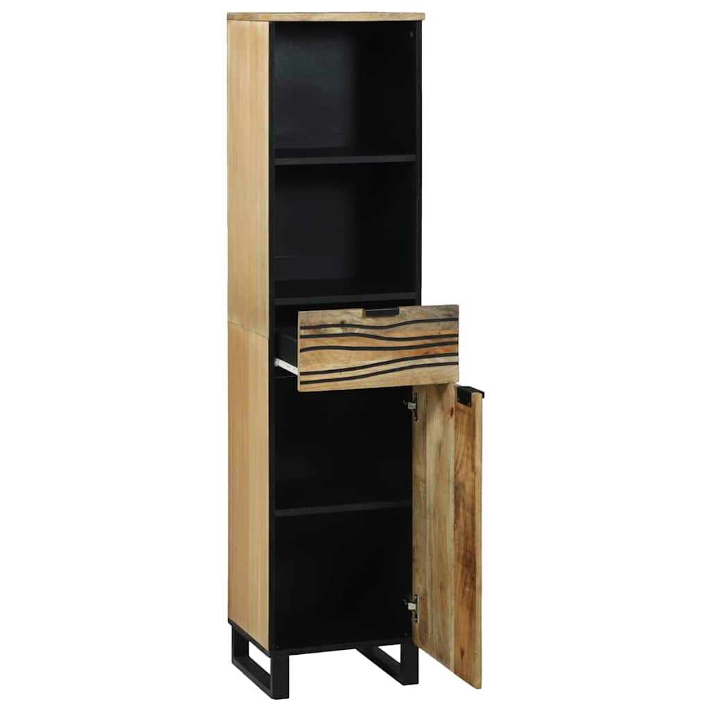 Bathroom Cabinet 38 x 33 x 160 cm Engineered Wood Natural