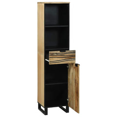 Bathroom Cabinet 38 x 33 x 160 cm Engineered Wood Natural