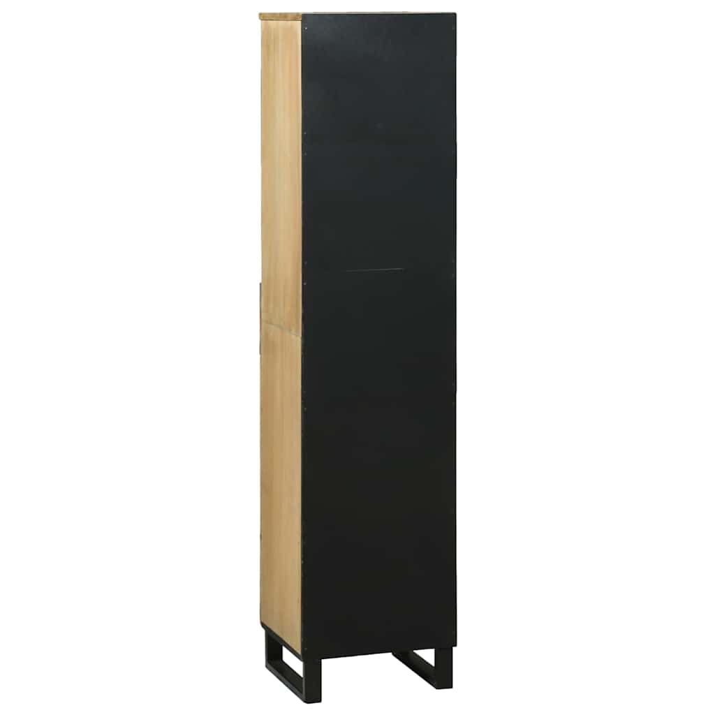 Bathroom Cabinet 38 x 33 x 160 cm Engineered Wood Natural