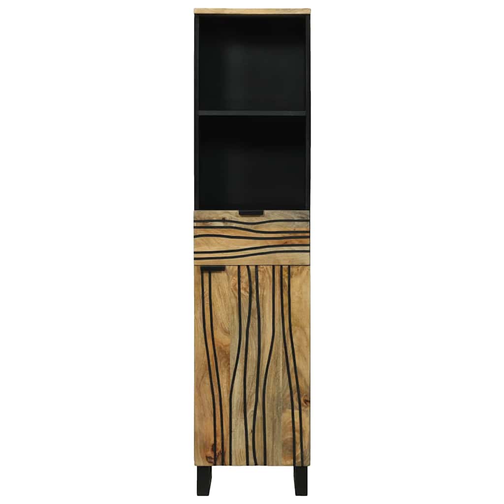 Bathroom Cabinet 38 x 33 x 160 cm Engineered Wood Natural