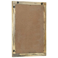 vidaXL Bathroom Mirror Natural 50 x 2.5 x 70 cm Rectangular 3